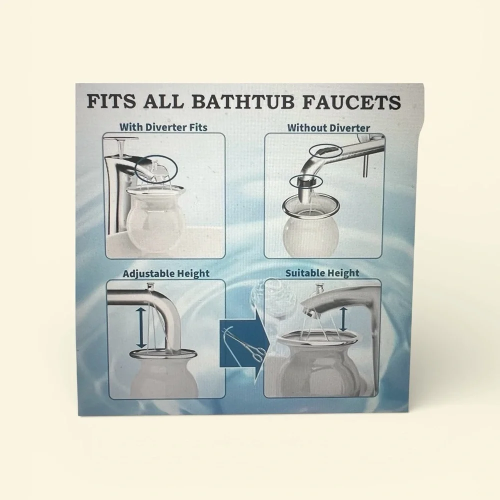 9-Stage Bath Water Filter for Tub Faucet – BPA Free – 5000 Gallon Filtration